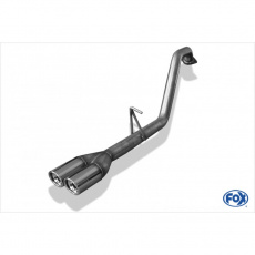 Fox Sportauspuff koncový díl s koncovkou 2x80 Typ 17 pro Toyota Hilux 2007-07/2011 s motorem 3.0 Diesel