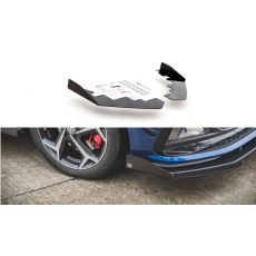 Maxton Design rohové spoilery pod přední nárazník pro Volkswagen Polo GTI Mk6, černý lesklý plast ABS Maxton Design rohové spoilery pod přední nárazník pro Volkswagen Polo GTI Mk6, černý lesklý plast ABS