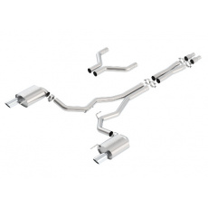 Borla Cat-Back výfukový systém "ATAK" pro Ford Mustang GT 5,0l RWD, 2-dvéř. mimo Convertible, r.v. od 15-17, typ koncovek: chromové