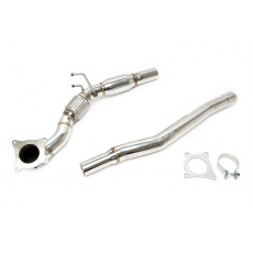 TA Technix downpipe Audi TTS 8J s 200článkovým katalyzátorem - průměr 76 mm