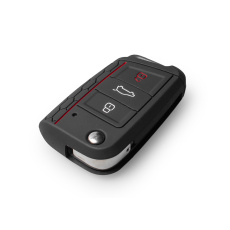 Ochranná krytka na klíč pro VW, Seat, Škoda (novější generace) s vystřelovacím klíčem, černá