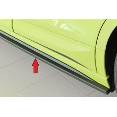 Rieger spoiler pod boční práh mont. strana levá pro Škoda Enyaq iV RS SUV (5AZ), r.v. 07/21-, plast ABS bez povrchové úpravy