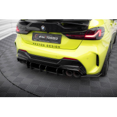Maxton Design "Street Pro" difuzor zadního nárazníku v.4 pro BMW řada 1 F40, plast ABS bez povrchové úpravy, s červenou linkou, M-Pack / M135i Maxton Design "Street Pro" difuzor zadního nárazníku v.4 pro BMW řada 1 F40, plast ABS bez povrchové úpravy, s červenou linkou, M-Pack / M135i