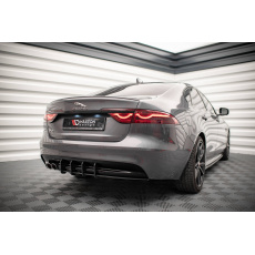Maxton Design "Street Pro" difuzor zadního nárazníku pro Jaguar XF Mk2 /R-Sport, plast ABS bez povrchové úpravy