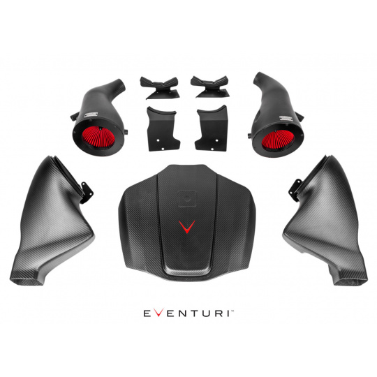 Eventuri karbonové sání pro Mercedes C190/R190 AMG GT (mimo 4 dv.), povrch: matný karbon Eventuri karbonové sání pro Mercedes C190/R190 AMG GT (mimo 4 dv.), povrch: matný karbon
