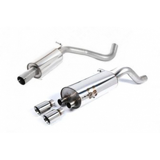 Milltek Sport výfukový systém cat-back s rezonátorem pro Seat Ibiza 1.9 TDi 130PS a 160PS 2003-2007, pro předfacelift Milltek Sport výfukový systém cat-back s rezonátorem pro Seat Ibiza 1.9 TDi 130PS a 160PS 2003-2007, pro předfacelift