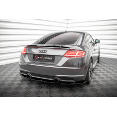 Maxton Design středový spoiler pod zadní nárazník pro Audi TT 8S, černý lesklý plast ABS, S-Line Maxton Design středový spoiler pod zadní nárazník pro Audi TT 8S, černý lesklý plast ABS, S-Line