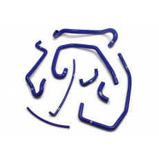 Samco Sport 8-dílná sada silikonových hadic pro doplňkové vedení chladicí kapaliny pro Ford Focus RS Mk1 2002 - 2004 2.0l Turbocharged Duratec, barva: modrá