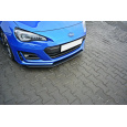 Maxton Design "Racing" spoiler pod přední nárazník ver.2 pro Subaru BRZ Mk1 Facelift, plast ABS bez povrchové úpravy