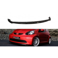 Maxton Design spoiler pod přední nárazník pro Toyota Aygo Mk1, Carbon-Look Maxton Design spoiler pod přední nárazník pro Toyota Aygo Mk1, Carbon-Look