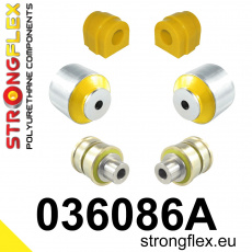 036086A: Strongflex Sada silentbloků předního zavěšení varianta SPORT