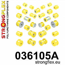 036105A: Strongflex Kompletní sada silentbloků pro zavěšení varianta SPORT