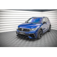 Maxton Design spoiler pod přední nárazník ver.3 pro Volkswagen Tiguan Mk2 R-Line Facelift, černý lesklý plast ABS