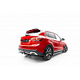 Maxton Design spoiler pod zadní nárazník s žebrováním pro MG ZS Mk2, černý lesklý plast ABS