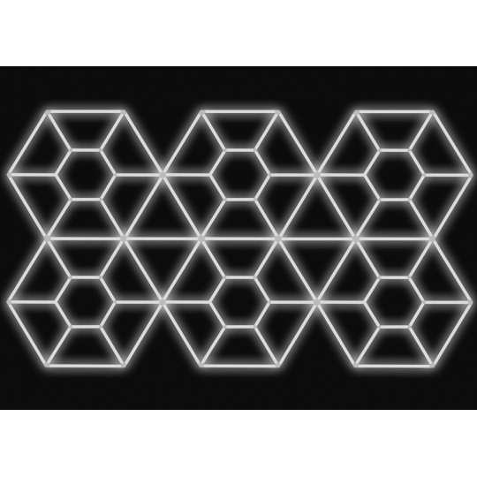 Kompletní LED svítidlo, rozměr: 482,8 x 279,6 cm ver. 1, teplota světla: bílá 4000 K