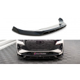 Maxton Design spoiler pod přední nárazník ver.2 pro Audi Q4 e-tron Mk1 Sportback, carbon-Look