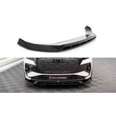 Maxton Design spoiler pod přední nárazník ver.2 pro Audi Q4 e-tron Mk1 Sportback, Carbon-Look Maxton Design spoiler pod přední nárazník ver.2 pro Audi Q4 e-tron Mk1 Sportback, Carbon-Look