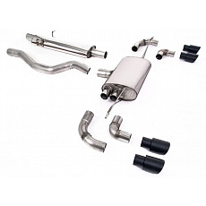 Milltek Sport výfukový systém OPF/GPF Back pro Land rover Defender 110 3.0 I6 P400 (s OPF/GPF a bez OPF/GPF) 2020-2024, GT-90 černé koncovky