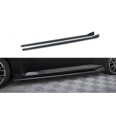 Maxton Design difuzory pod boční prahy ver.2 pro BMW řada 2 G42 Standard, černý lesklý plast ABS