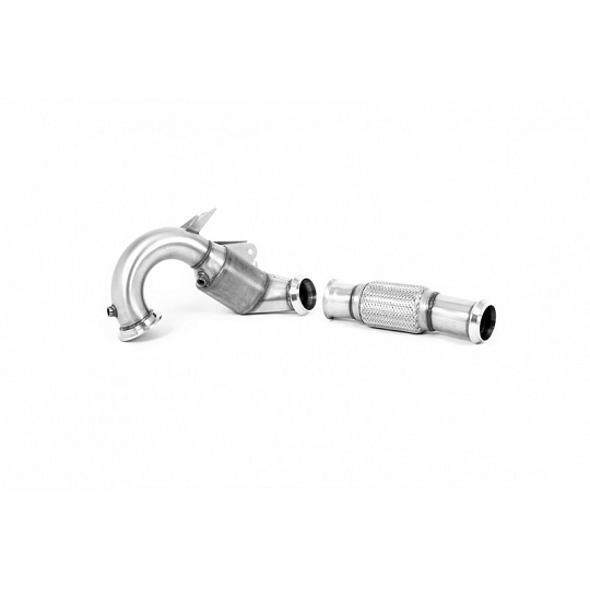 Milltek Sport downpipe a Hi-Flow sportovní katalyzátor vč. náhrady OPF/GPF pro Mercedes třída A A45, A45S AMG 2.0 Turbo (W177) 2019-2021