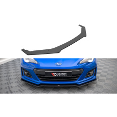 Maxton Design "Street Pro" spoiler pod přední nárazník pro Subaru BRZ Mk1 Facelift, plast ABS bez povrchové úpravy, s červenou linkou