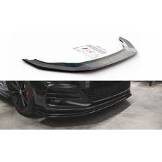 Maxton Design spoiler pod přední nárazník pro Volkswagen Golf GTI TCR Mk7 Facelift, černý lesklý plast ABS