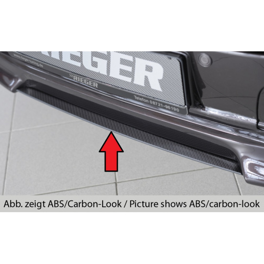 Rieger lipa pod přední nárazník Rieger pro Volkswagen T5 bus  před faceliftem, 04/03-08/09, plast ABS bez povrchové úpravy