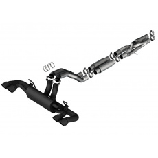 Borla Cat-Back výfukový systém "ATAK" pro Jeep Wrangler Rubicon 392 JLU 6.4L V8, automat, 4WD, 4-dvéř., 2021-2023, typ koncovek: černé