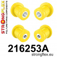 216253A: Strongflex Sada silentbloků zadního příčníku varianta SPORT