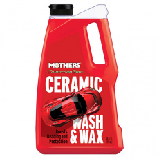 Mothers California Gold Ceramic Wash & Wax – autošampon pro podporu vodoodpudivosti, 1,47 l