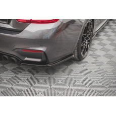 Maxton Design boční difuzory pod zadní nárazník ver.1 pro BMW M4 F82, černý lesklý plast ABS