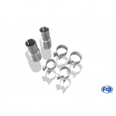 Fox Sportauspuff přední díl s tlumičem pro orig. konc. tlumič pro Audi S4 B6 s motorem 4.2