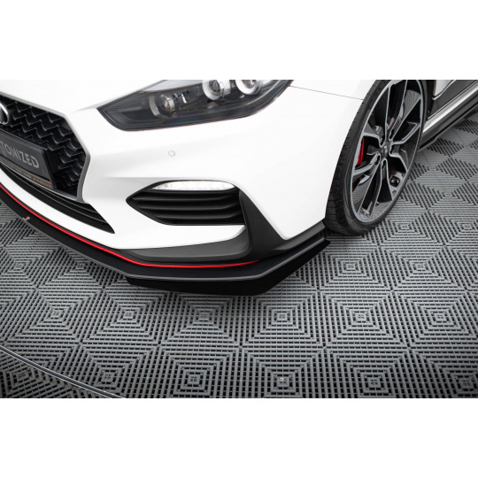 Maxton Design rohové spoilery pod přední nárazník pro Hyundai i30 N Mk3, černý lesklý plast ABS Maxton Design rohové spoilery pod přední nárazník pro Hyundai i30 N Mk3, černý lesklý plast ABS