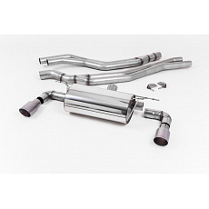 Milltek Sport výfukový systém cat-back s rezonátorem pro BMW řada 1 M140i 3/5-dvéř. (F20/F21 Facelift bez OPF, bez xDrive) 2015-2018, GT-90 titanové koncovky