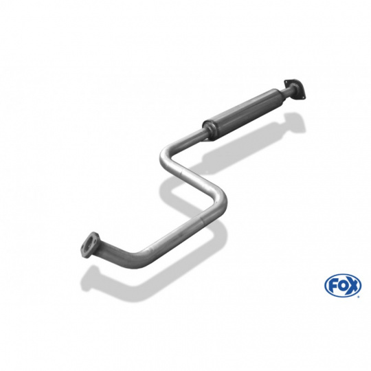 Fox Sportauspuff přední díl s tlumičem pro Nissan Micra K11 s motorem 1.0, 1.3
