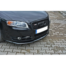 Maxton Design spoiler pod přední nárazník ver.2 pro Audi A4 B7, černý lesklý plast ABS