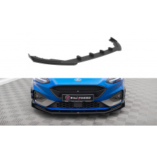 Maxton Design "Racing durability" spoiler pod přední nárazník s rohovými splittery pro Ford Focus, Focus ST Mk4, plast ABS bez povrchové úpravy, s červenou linkou Maxton Design "Racing durability" spoiler pod přední nárazník s rohovými splittery pro Ford Focus, Focus ST Mk4, plast ABS bez povrchové úpravy, s červenou linkou