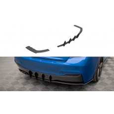 Maxton Design "Street Pro" difuzor zadního nárazníku pro BMW řada 2 F22, plast ABS bez povrchové úpravy, s červenou linkou, M-pack Maxton Design "Street Pro" difuzor zadního nárazníku pro BMW řada 2 F22, plast ABS bez povrchové úpravy, s červenou linkou, M-pack