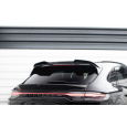 Maxton Design horní prodloužení spoileru 3d pro Porsche Macan GTS Mk1 Facelift 2, černý lesklý plast ABS