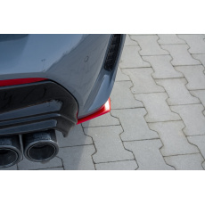Maxton Design boční difuzory pod zadní nárazník ver.2 pro BMW řada 1 F40, červený lesklý plast ABS