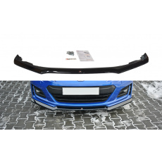 Maxton Design spoiler pod přední nárazník ver.2 pro Subaru BRZ Mk1 Facelift, černý lesklý plast ABS