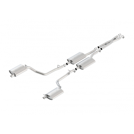 Borla Cat-Back výfukový systém "S-Type" pro Dodge Charger 3,6l V6 RWD, 4-dvéř., r.v. od 11-14