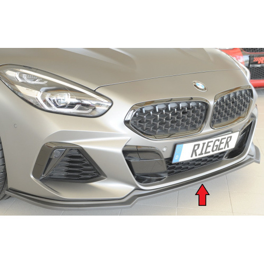 Rieger lipa pod přední nárazník pro BMW Z4 G29, G4Z roadster, 03/19-, plast ABS bez povrchové úpravy