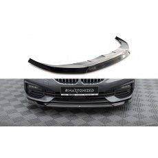Maxton Design spoiler pod přední nárazník ver.2 pro BMW řada 1 F40, černý lesklý plast ABS