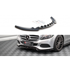 Maxton Design spoiler pod přední nárazník pro Mercedes třída C W205/Standard, černý lesklý plast ABS
