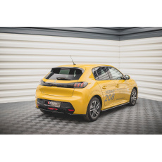 Maxton Design boční difuzory pod zadní nárazník pro Peugeot 208 Mk2, černý lesklý plast ABS