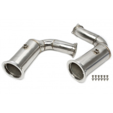 TA Technix downpipe s 200článkovým katalyzátorem Porsche Cayenne Turbo / Turbo GT / Turbo S E-Hybrid (9YA, 2019-10/2020)