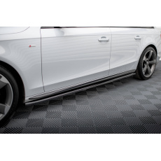 Maxton Design difuzory pod boční prahy pro Audi A4 B8 Competition Facelift, černý lesklý plast ABS, Avant Maxton Design difuzory pod boční prahy pro Audi A4 B8 Competition Facelift, černý lesklý plast ABS, Avant