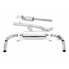 Milltek Sport výfukový systém OPF/GPF Back s rezonátorem pro Mercedes CLA CLA45, 45S AMG 2.0 Turbo Coupe/Shooting Brake (s OPF/GPF) 2020-2021