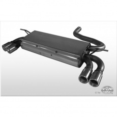 Fox Sportauspuff koncový tlumič výfuku s koncovkou 2x76 Typ 13 na obou stranách pro Mini Cooper R50 s motorem 1.6